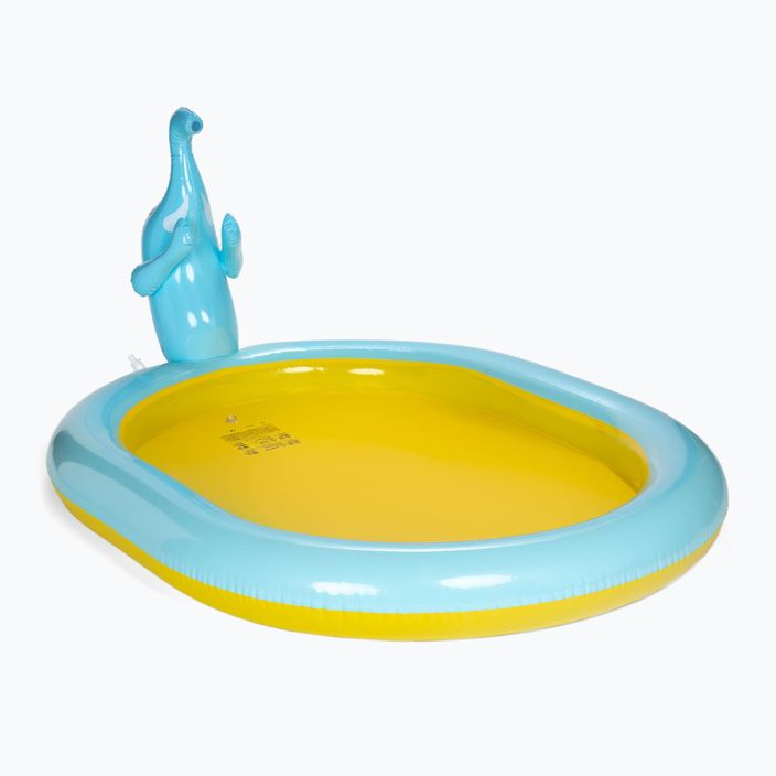 AQUASTIC blue/yellow children's pool with fountain ASP-180E