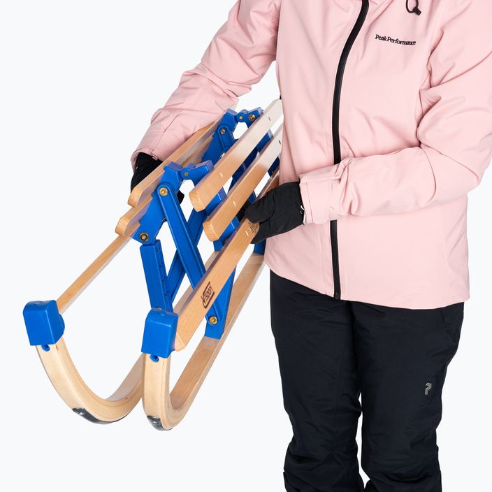 Children's folding sled VT-Sport Davos 100 brown DKV 73100 2