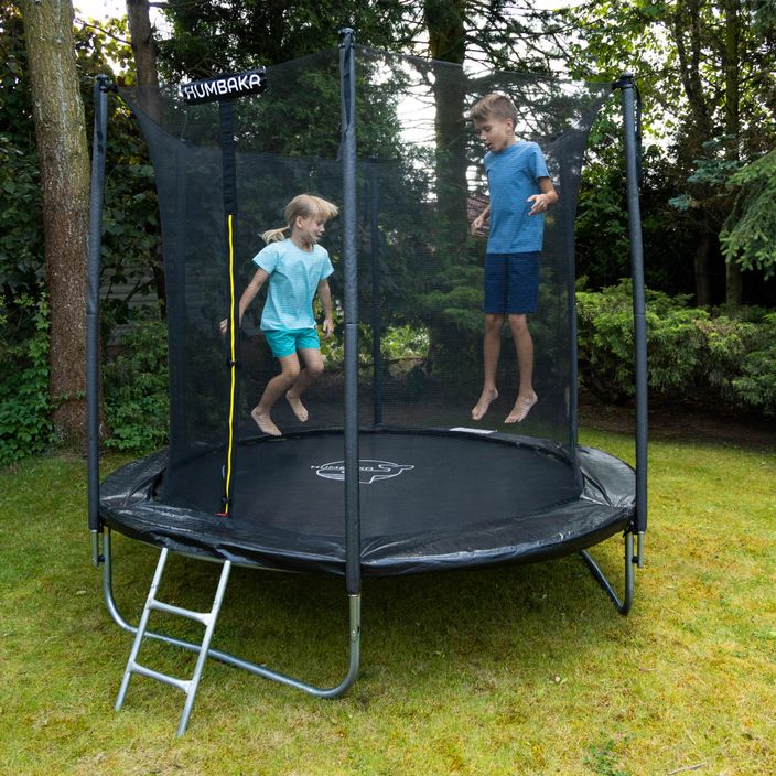 HUMBAKA Eco 244 cm black ECO-8' Tramps garden trampoline 3