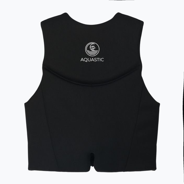 Men's AQUASTIC safety waistcoat black AQS-LVM 2