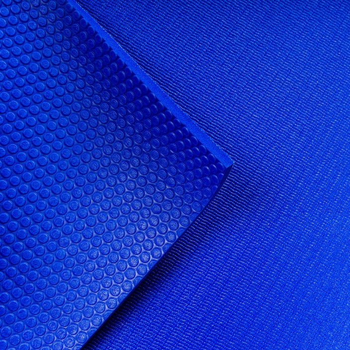 TREXO yoga mat PVC 6 mm blue YM-P01N 5