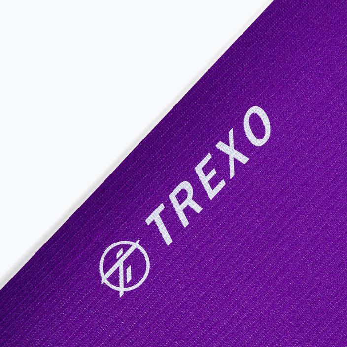 TREXO yoga mat PVC 6 mm purple YM-P01F 4