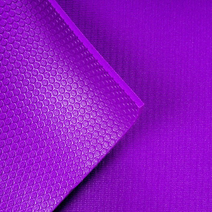 TREXO yoga mat PVC 6 mm purple YM-P01F 5