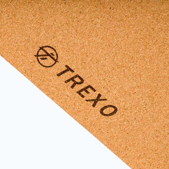 TREXO Yoga mat TPE cork 6 mm black YM-C01C 4