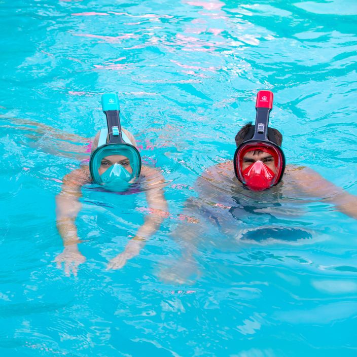 Full face mask for snorkelling AQUASTIC blue SMA-01SN 9