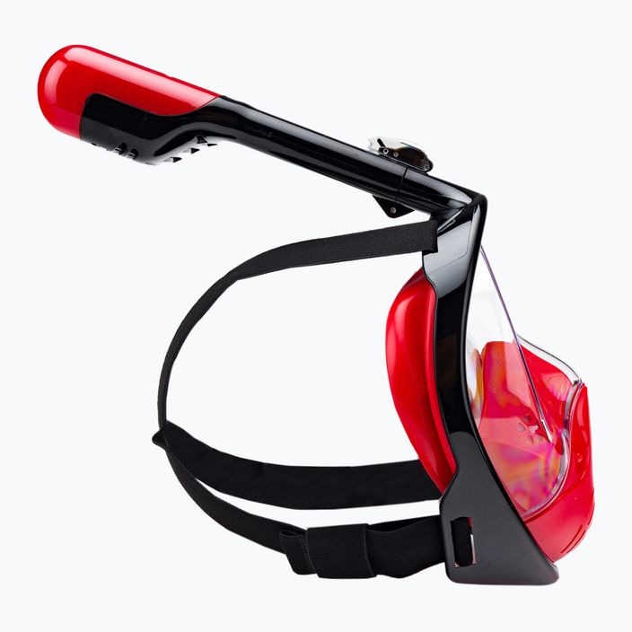 Full face mask for snorkelling AQUASTIC red SMA-01SC 3