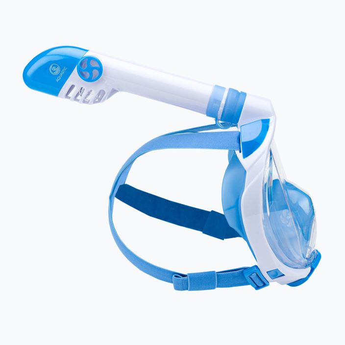 Children's full face mask for snorkelling AQUASTIC blue SMK-01N 3