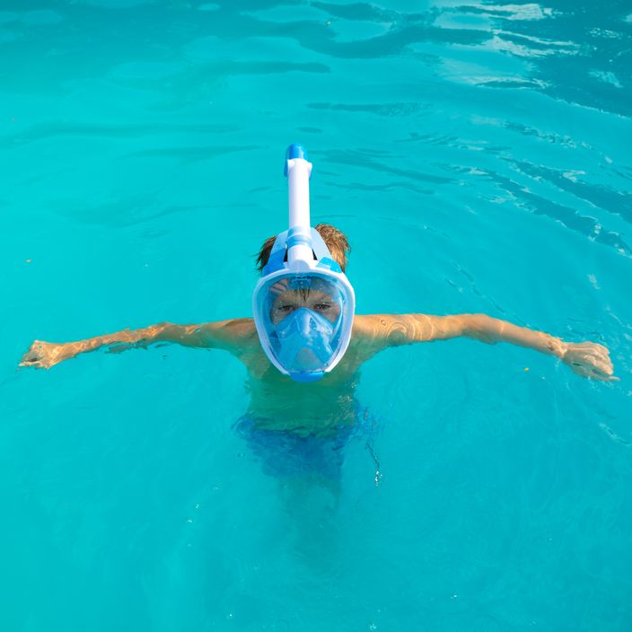 Children's full face mask for snorkelling AQUASTIC blue SMK-01N 8