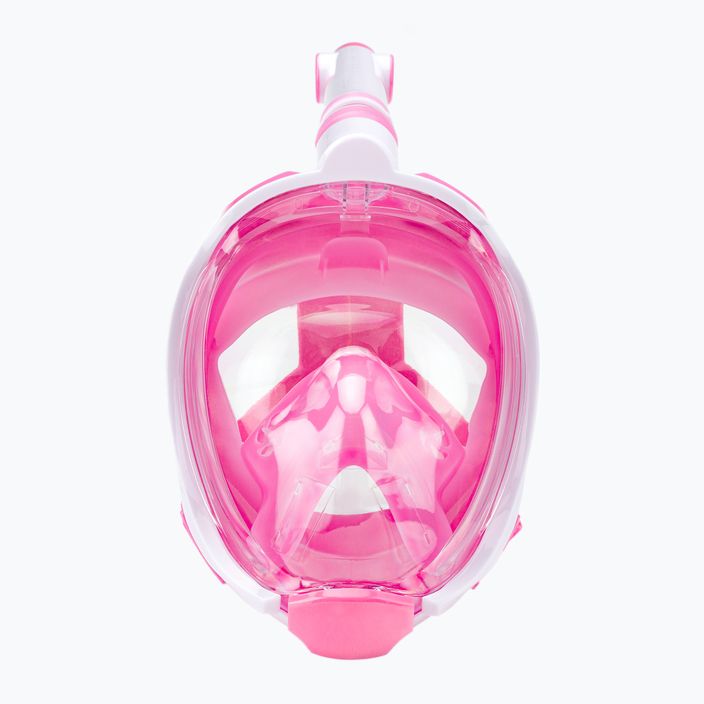 Children's full face mask for snorkelling AQUASTIC pink SMK-01R 2