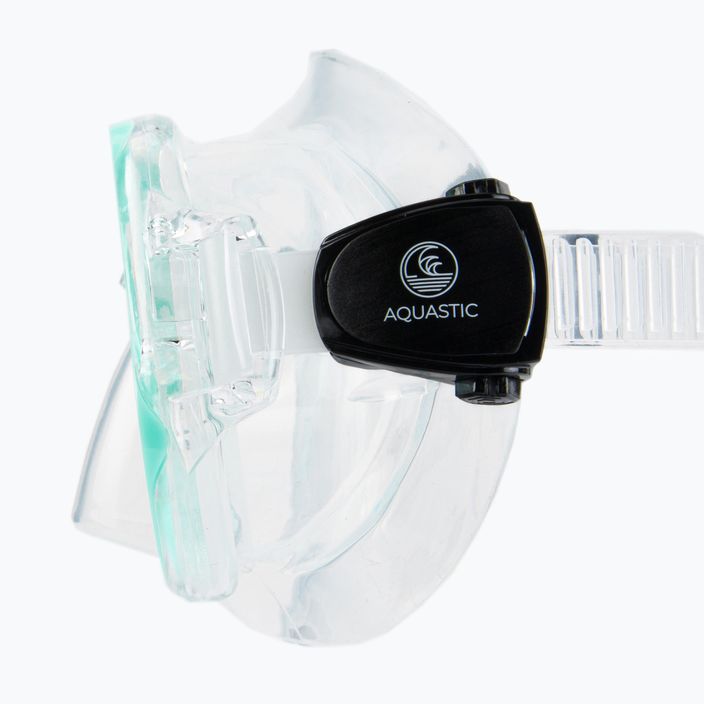 AQUASTIC Snorkelling kit blue MSA-01N 7