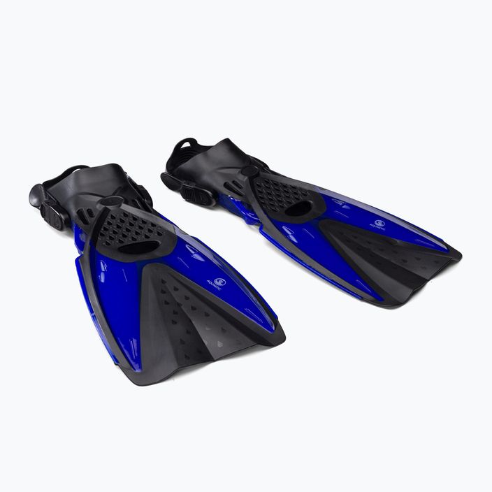 AQUASTIC Fullface snorkelling set blue SMFA-01LN 2