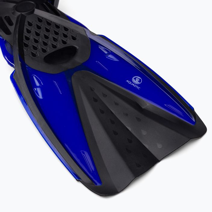 AQUASTIC Fullface snorkelling set blue SMFA-01LN 6