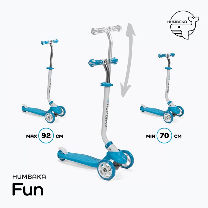 HUMBAKA Fun children's scooter blue KS001 3