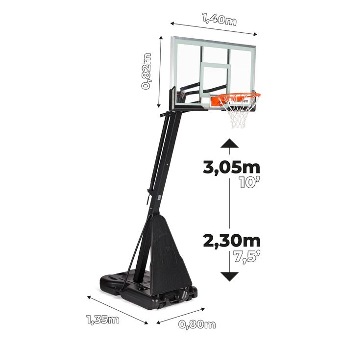 OneTeam basketball basket BH01 black OT-BH01 13