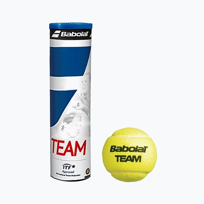 Babolat Team tennis balls 18 x 4 pcs yellow 502035 4