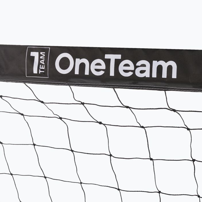 OneTeam One football goal 300 x 160 cm galvanised steel white/black 5