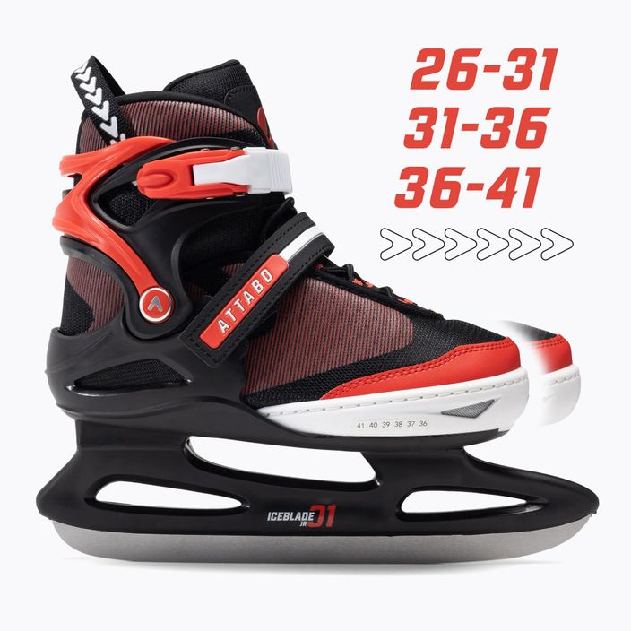 Children's skates ATTABO Boy black/red 2