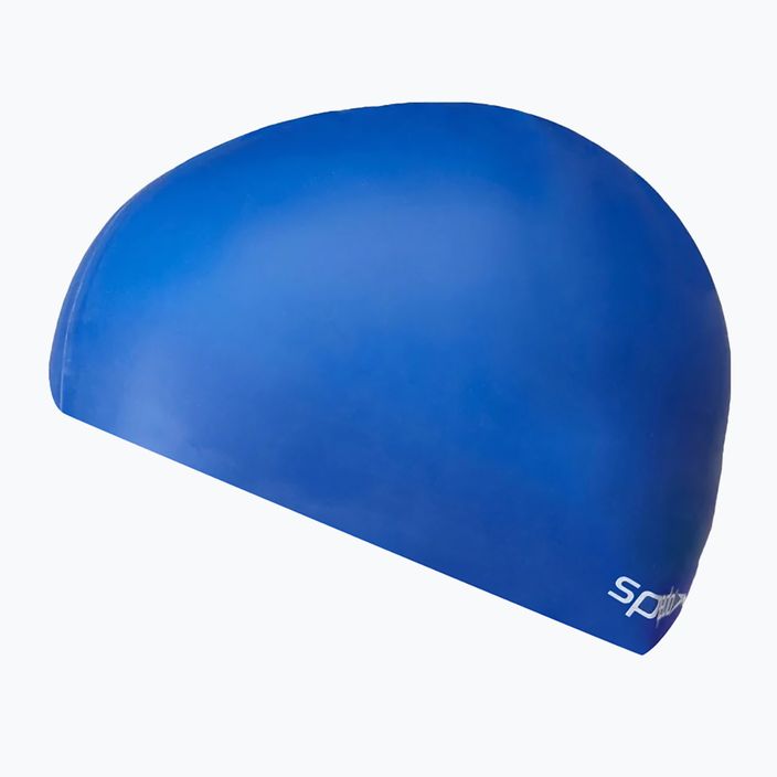 Speedo Plain Flat Silicone children's swimming cap blue 8-709931959 2