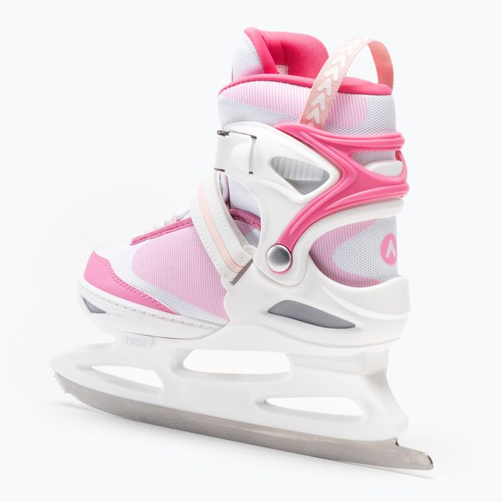 Children's skates ATTABO Girl white/pink 5