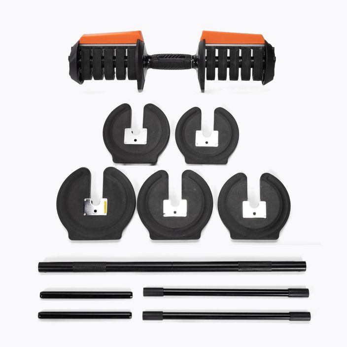 Dumbbell/ barbell 2-in-1 TREXO TRX-ABD40 1-40 kg black/orange 10
