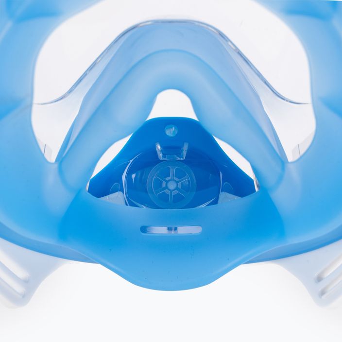 Children's full face mask for snorkelling AQUASTIC KAI Jr blue 7