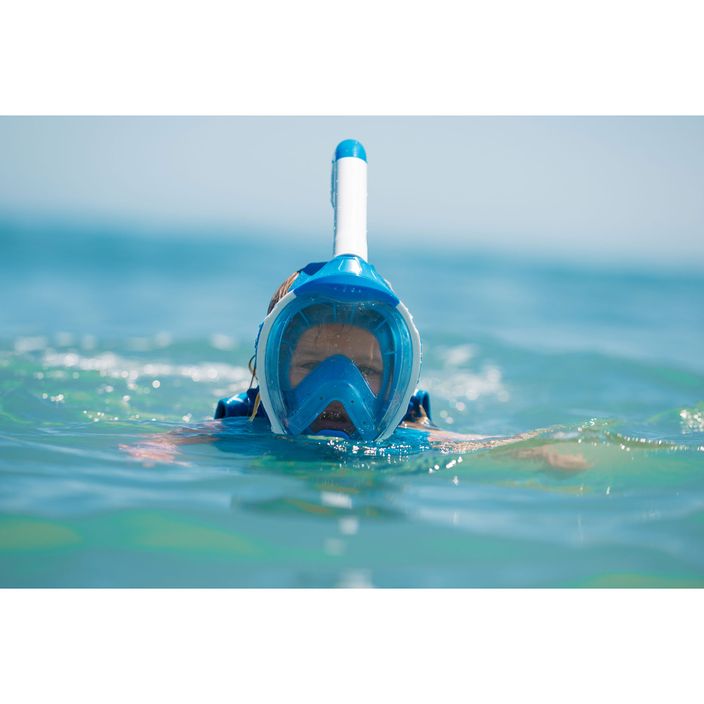 Children's full face mask for snorkelling AQUASTIC KAI Jr blue 3