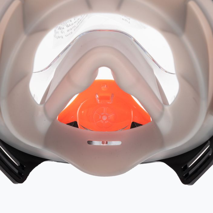 Children's full face mask for snorkelling AQUASTIC KAI Jr orange 5
