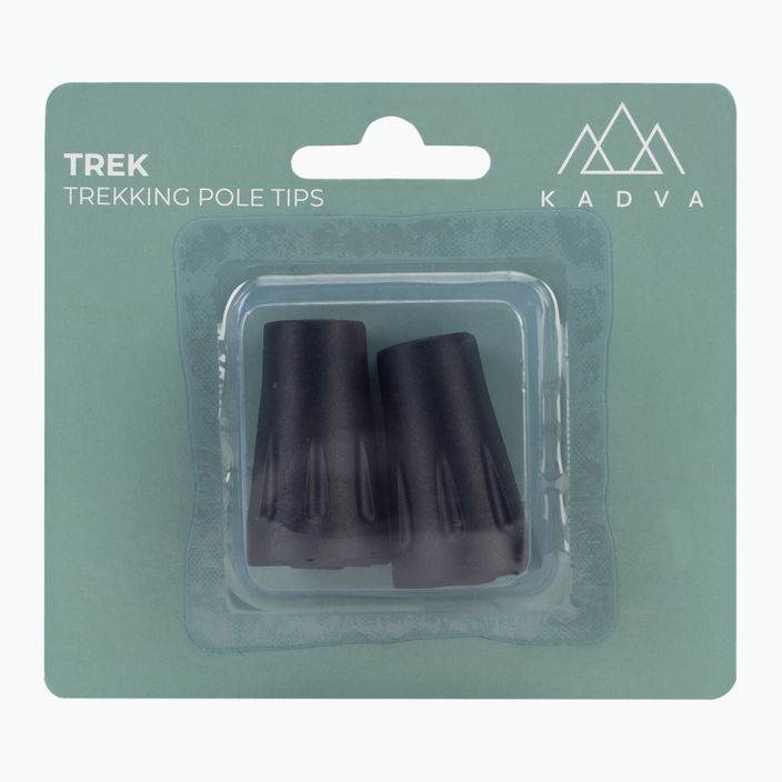 KADVA Trek trekking pole caps black 3