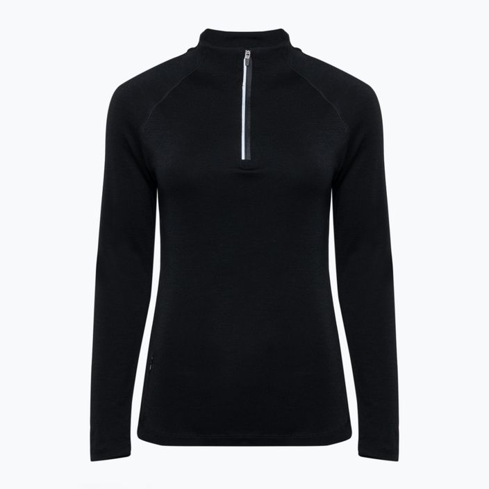 Women's thermal sweatshirt WOOLCANO Merino TOP0545 black 6