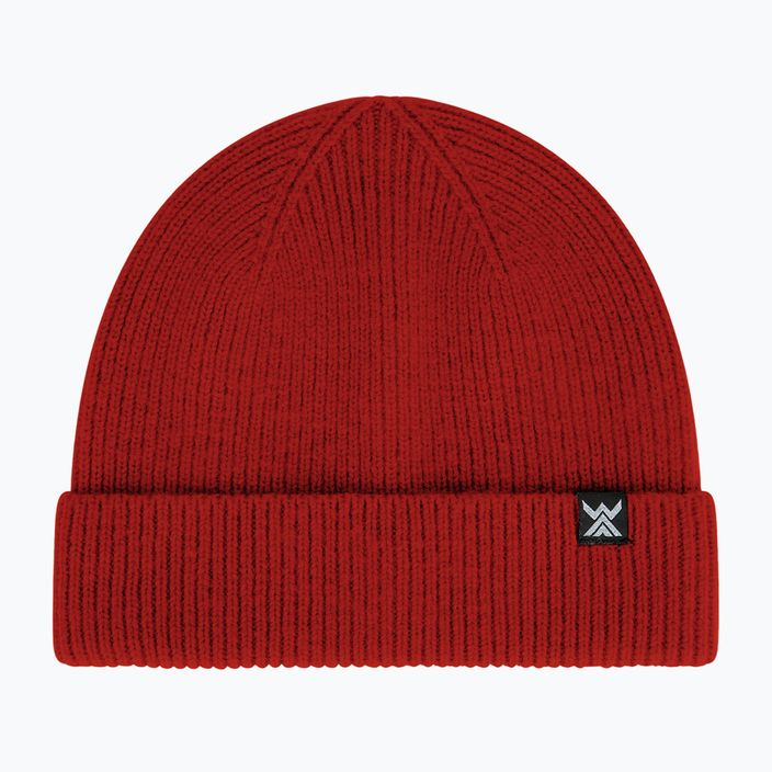 WOOLCANO Merino winter beanie HAT0440 red