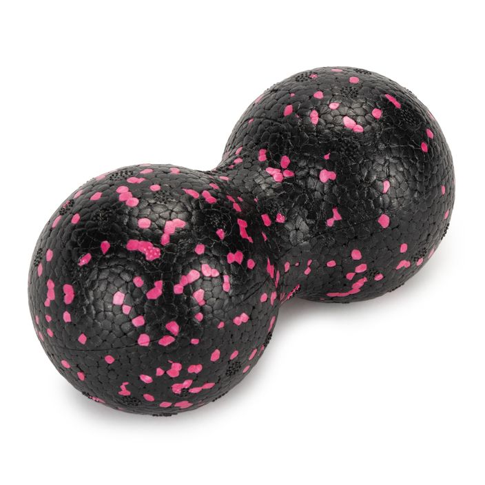 Double massage ball TREXO TRX-MSP008 8 cm black/pink 2