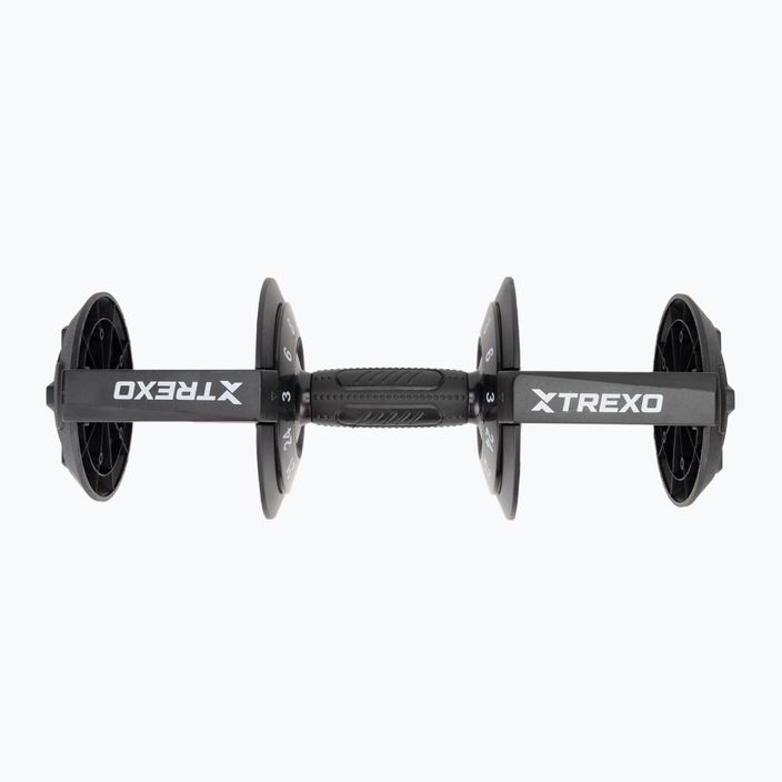 TREXO adjustable dumbbell TXO-B4W002 24 kg black 4