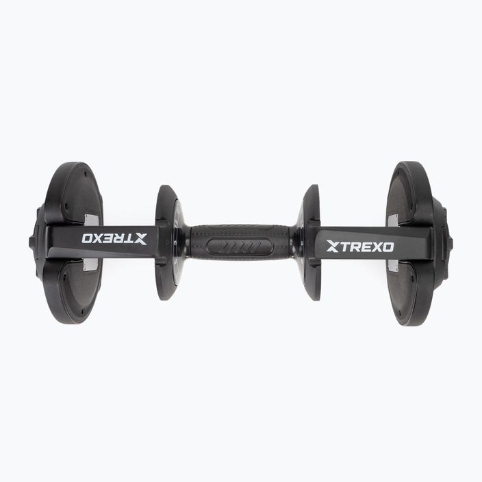 TREXO adjustable dumbbell TXO-B4W003 18 kg black 4