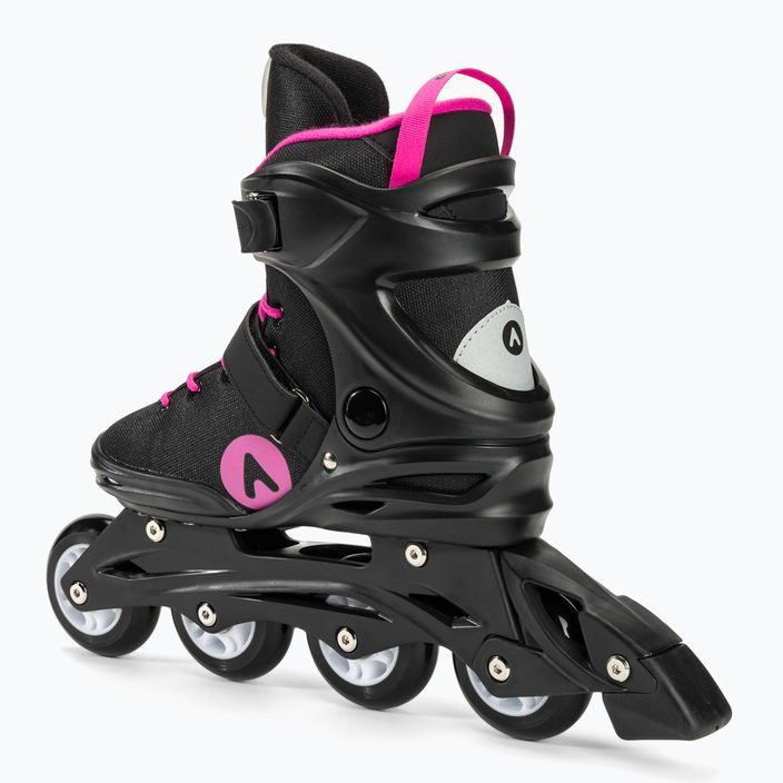 Women's roller skates ATTABO Cyclone black/pink 3