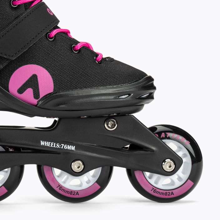 Women's roller skates ATTABO Cyclone black/pink 12