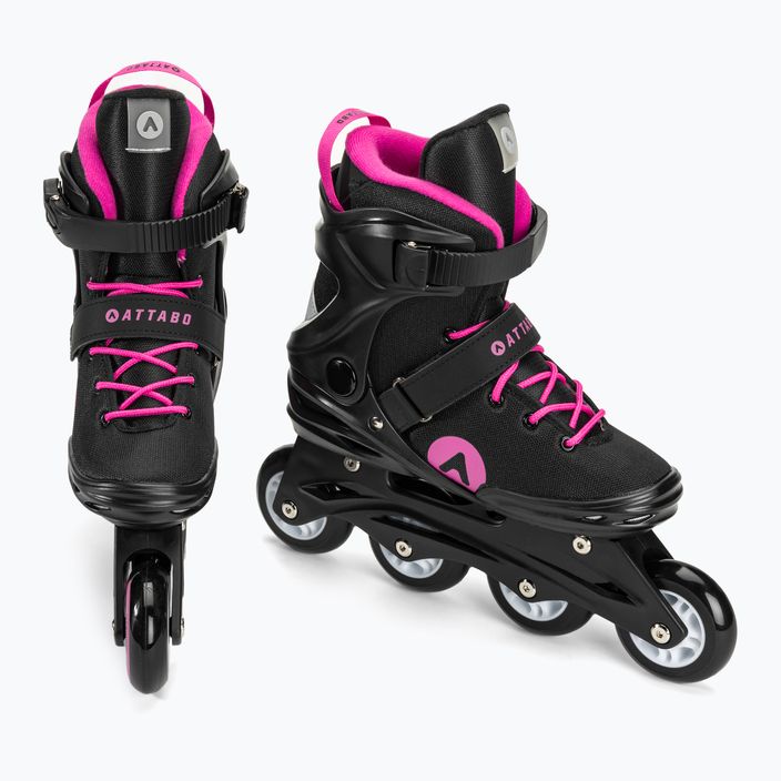 Women's roller skates ATTABO Cyclone black/pink 16