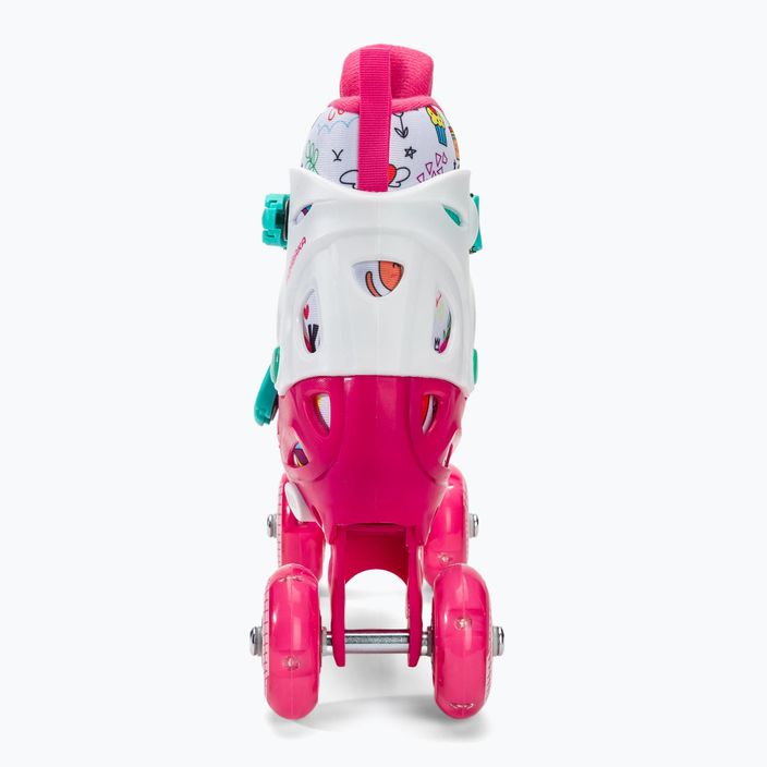 HUMBAKA Starjet LED children's roller skates 3in1 pink 10
