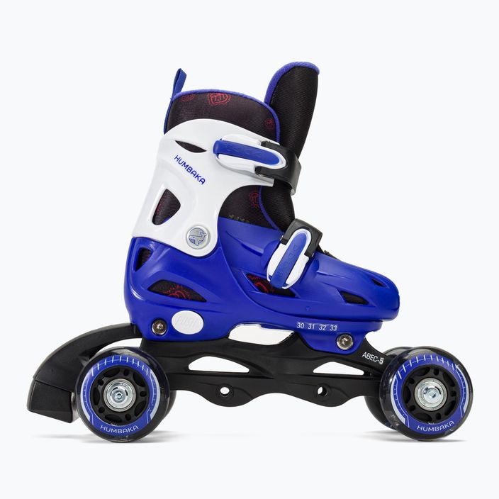 HUMBAKA Starjet LED children's roller skates 3in1 blue 7