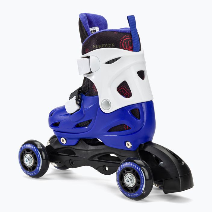 HUMBAKA Starjet LED children's roller skates 3in1 blue 8