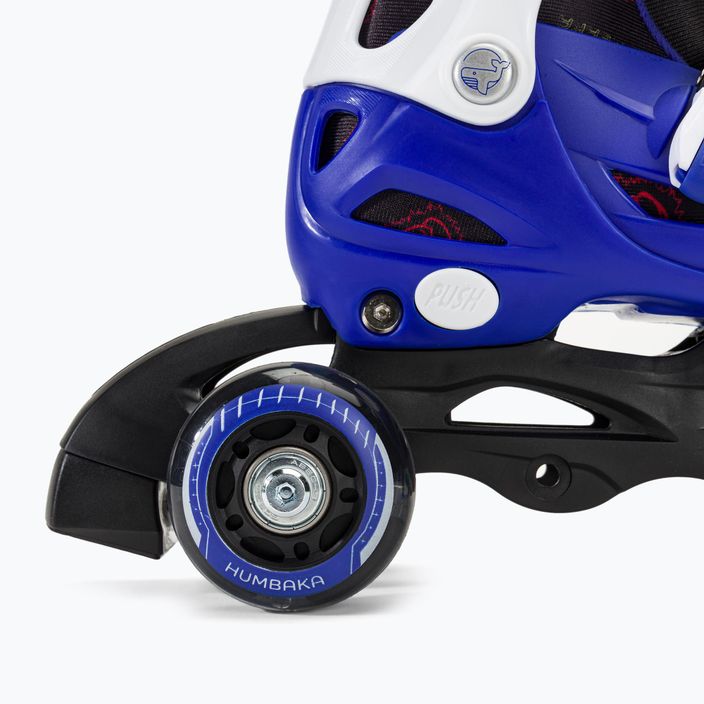 HUMBAKA Starjet LED children's roller skates 3in1 blue 16