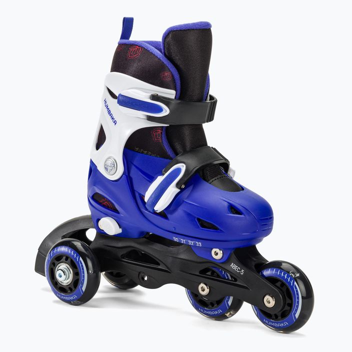 HUMBAKA Starjet LED children's roller skates 3in1 blue 3