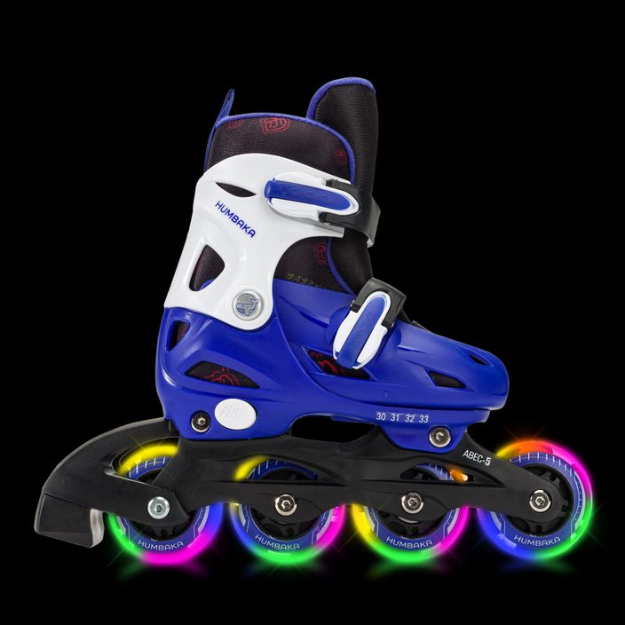 HUMBAKA Starjet LED children's roller skates 3in1 blue 2