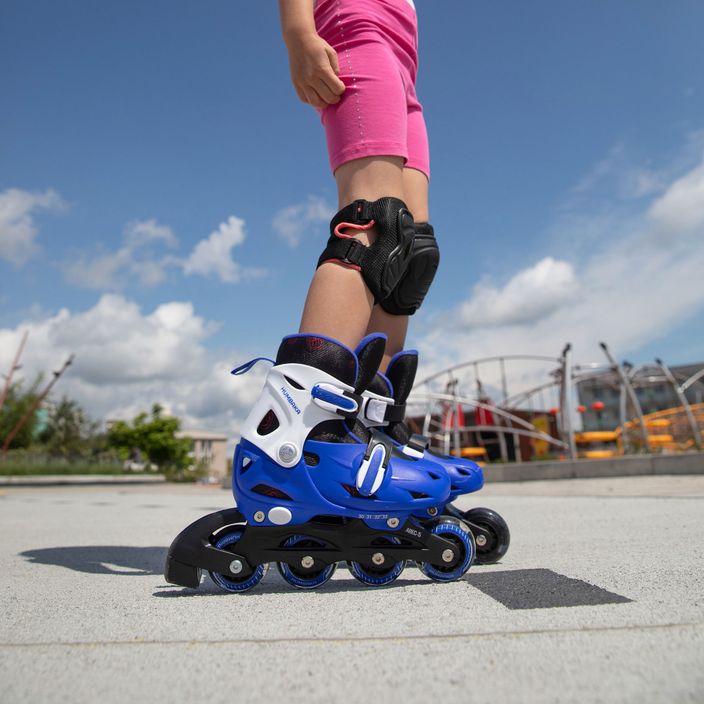 HUMBAKA Starjet LED children's roller skates 3in1 blue 5