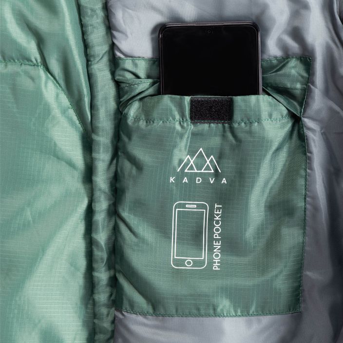 KADVA Mumio L sleeping bag left green 14