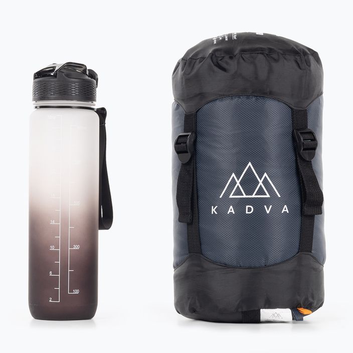 KADVA Light 1000 L sleeping bag left grey 22