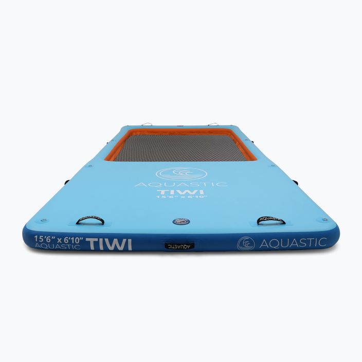 Inflatable platform with pool AQUASTIC TIWI 15'6" blue 3