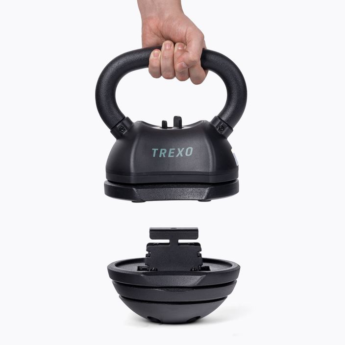 TREXO adjustable kettlebell 14 kg 4
