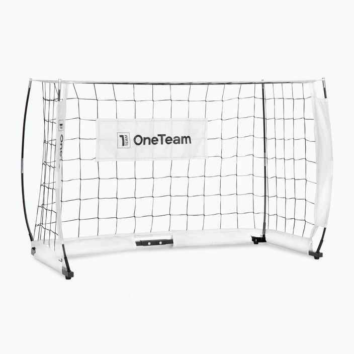 OneTeam Flex Square football goal 120 x 80 cm white