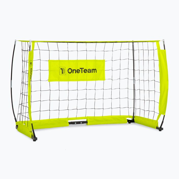 OneTeam Flex Square football goal 120 x 80 cm green