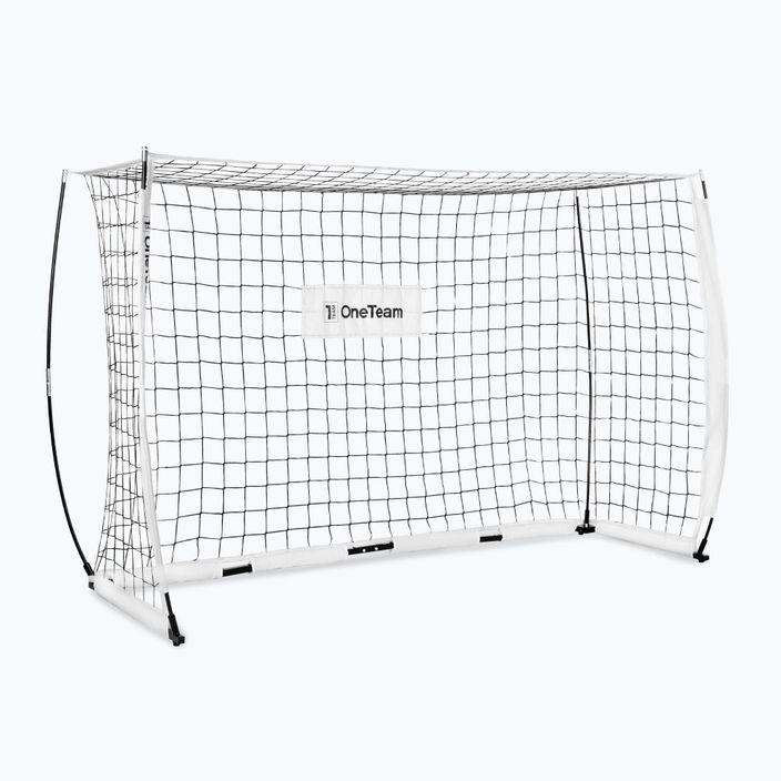 OneTeam Flex Square football goal 240 x 150 cm white